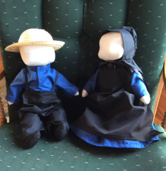 Large Amish Dolls