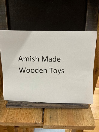 Amish Wooden Toys.