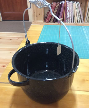 Enamelware Preserving Kettle